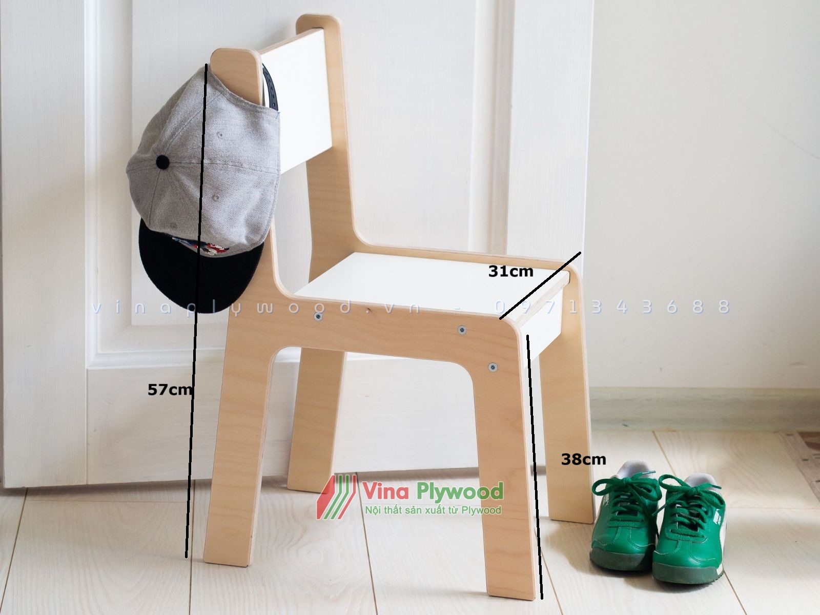 Combo 1 bàn 2 ghế trẻ em lắp ghép GE6803