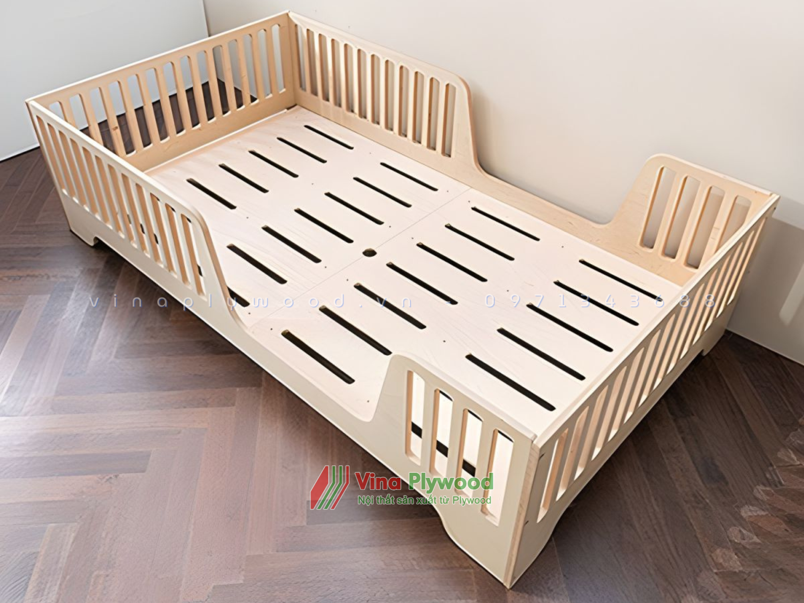 Giường trẻ em Montessori chất liệu Plywood GC6801