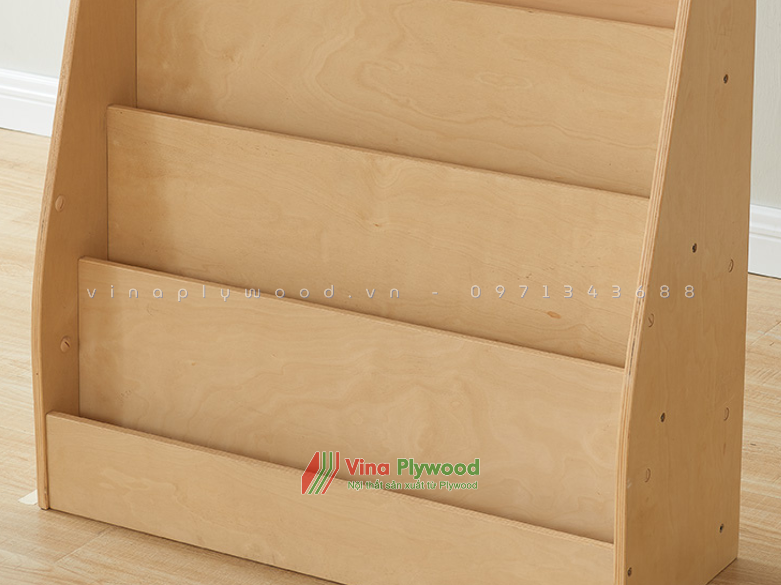 Kệ Giá Sách 4 Tầng Montessori Mẫu Mới TKM6803