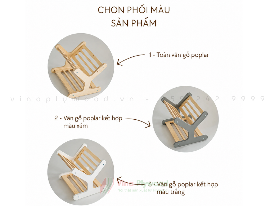Kệ sách Montessori TK6812 bằng gỗ Plywood đặt cạnh giỏ đồ chơi, lưu trữ nhiều sách truyện trên hai tầng tiện lợi.