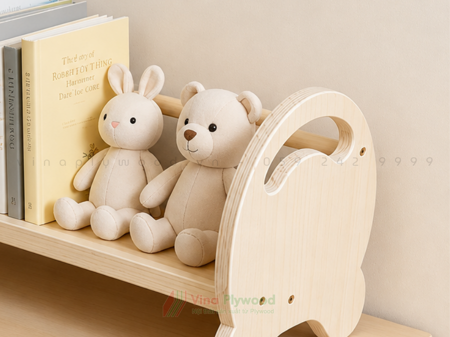 Kệ sách, giá sách để bàn đa năng bằng gỗ Plywood TK6813