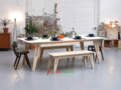 Bộ bàn ăn lớn dành cho 8 người GD6803