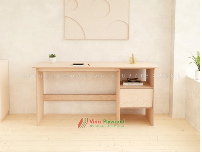 Bàn làm việc bằng gỗ plywood nhiều mầu VP6803