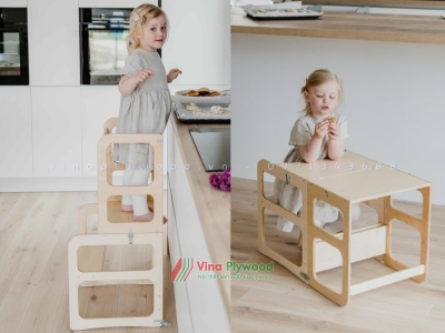 Ghế đứng bếp 3 trong 1,tháp vận động, bàn ăn dặm BG6806