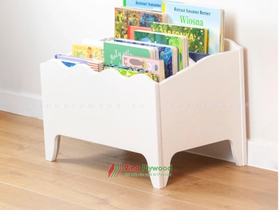Tủ sách Montessori, Hộp đựng đồ chơi, Lưu trữ sách, Giá sách cho trẻ em TK6804