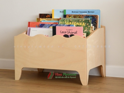 Tủ sách Montessori, Hộp đựng đồ chơi,  Giá sách cho trẻ em KT6805